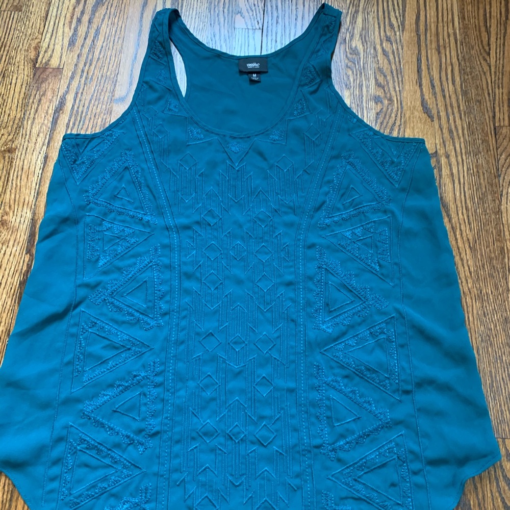 Mossimo Aqua Tank with Pattern